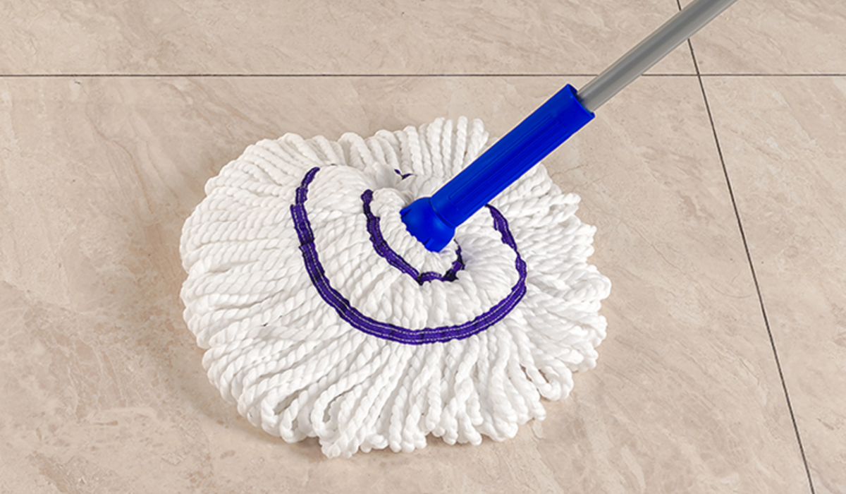 cotton spin mop for tile floor cleaning